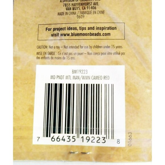 Pendant Lot Darice Blue Moon Acrylic Silver Zinc Victorian Style Jewelry Making - Picture 13 of 14